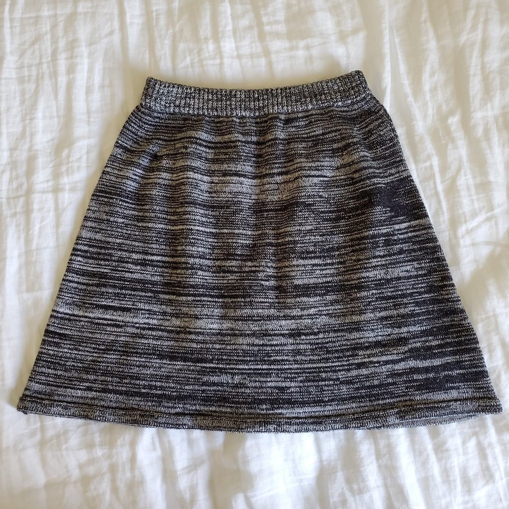 American Apparel A-Line Knit Skirt Size M